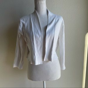 Calvin Klein cropped open cardigan